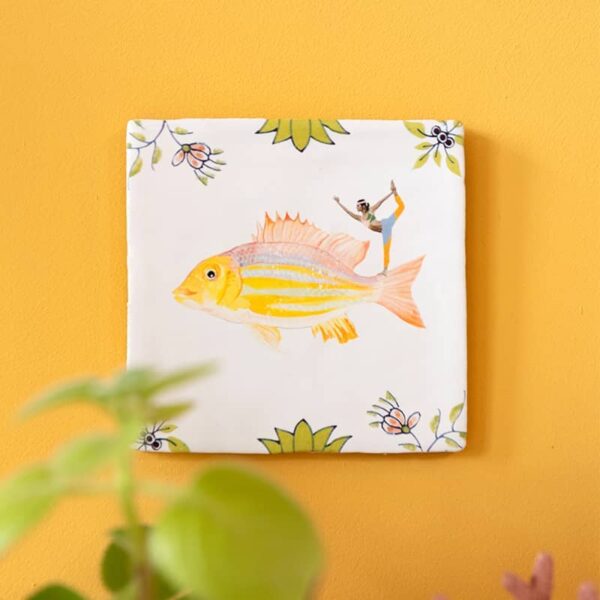 Currently flowing | StoryTiles art on tile: S - Image 2