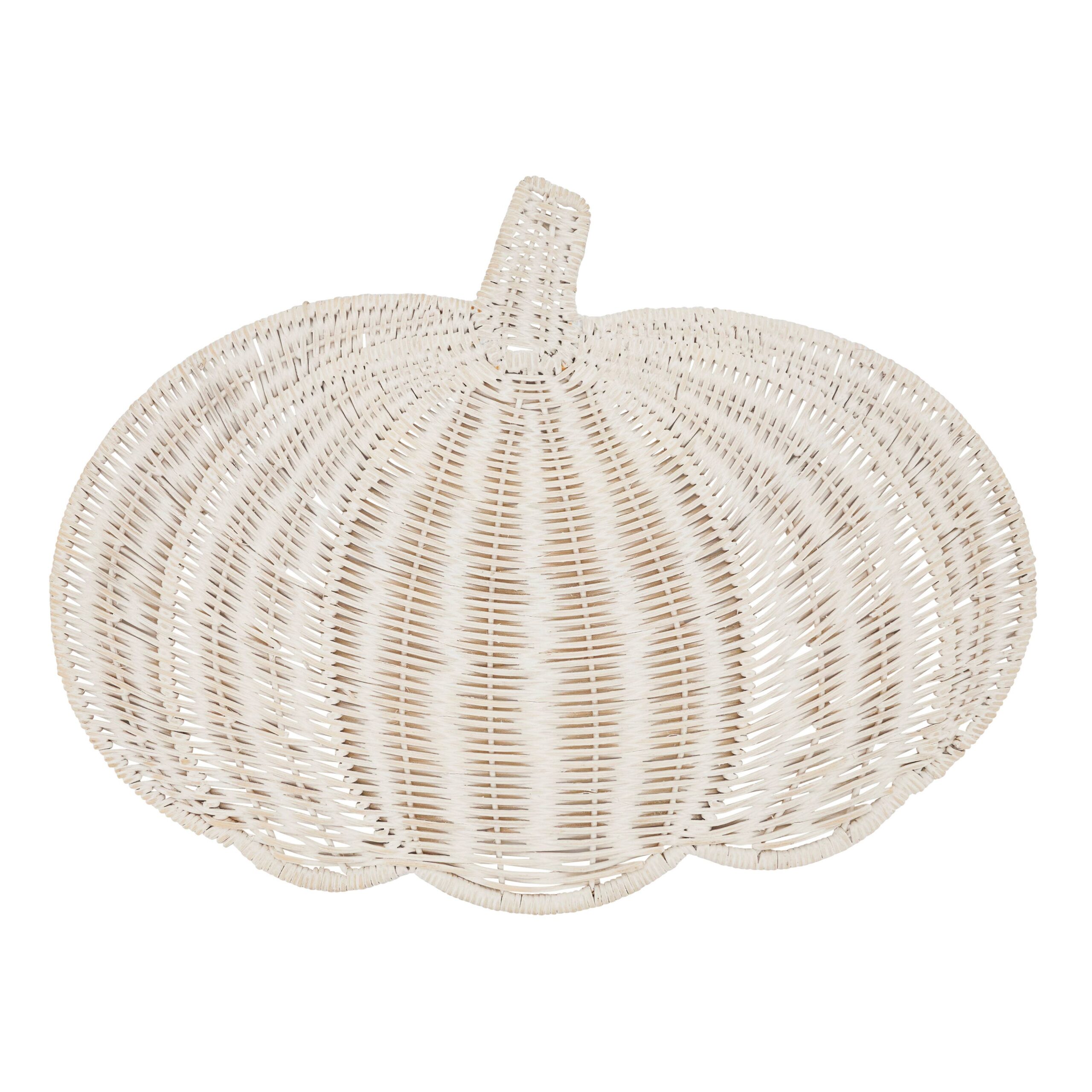 Fall Harvest Rattan Pumpkin Placemat: Caramel, 13"x17" - Image 17