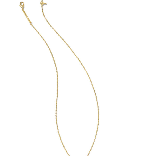 SOCCER SHORT PENDANT NECKLACE GOLD IVORY MOTHER OF PEARL - Image 2