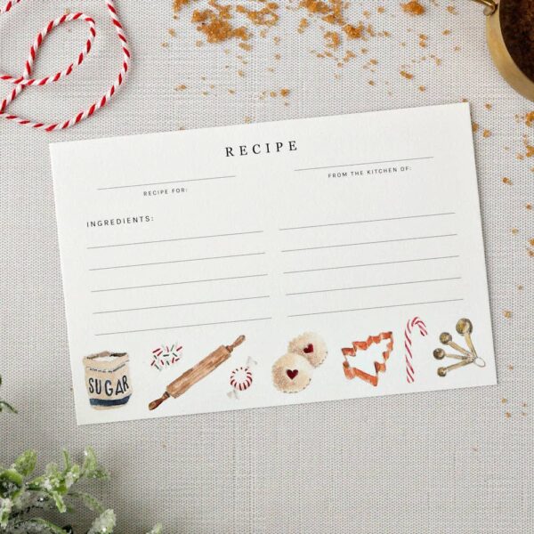 emily lex studio - Christmas baking recipe cards - Image 5