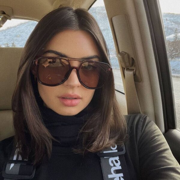 Lagos Sunglasses: Maroon, 100% UV Protection - Image 6