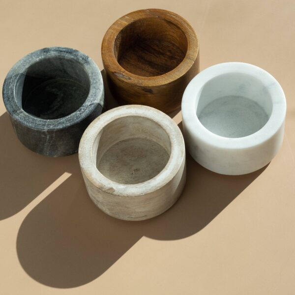 Made Market Co. - Marble & Wood Mini Bowl Set - Image 5