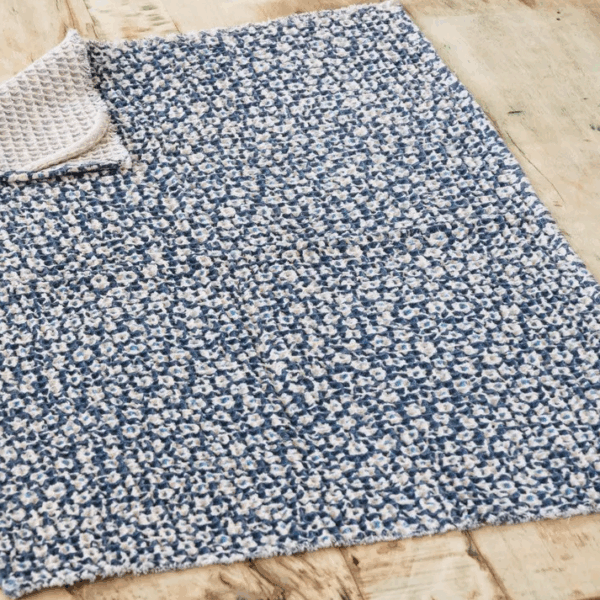 Cornflower Floral Dishtowel