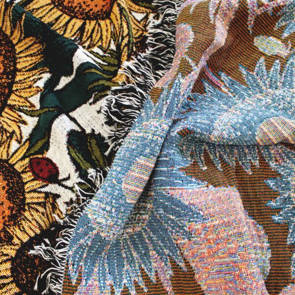 Calhoun & Co. - Sunflower & Ladybug Tapestry Blanket - Image 3