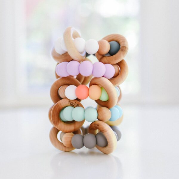 Bannor Toys - Classic Teether Wooden Baby Toys - Image 2