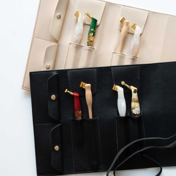 Calligraphy Pen Roll: Beige - Image 2