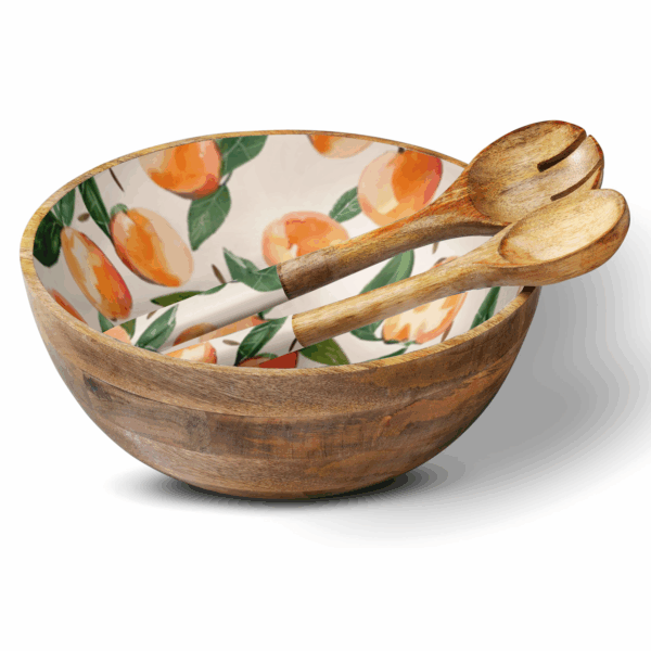 Peaches 12" Decorative Bowl