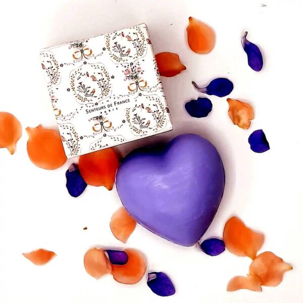 Senteurs de France Lavender Mini Heart Soap .88oz - Image 3