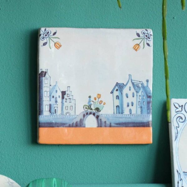 Tulips on their way to you | StoryTiles art on tile: S - Image 4