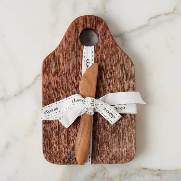 Dutch Cheese Board with Spreader Natural - Image 2