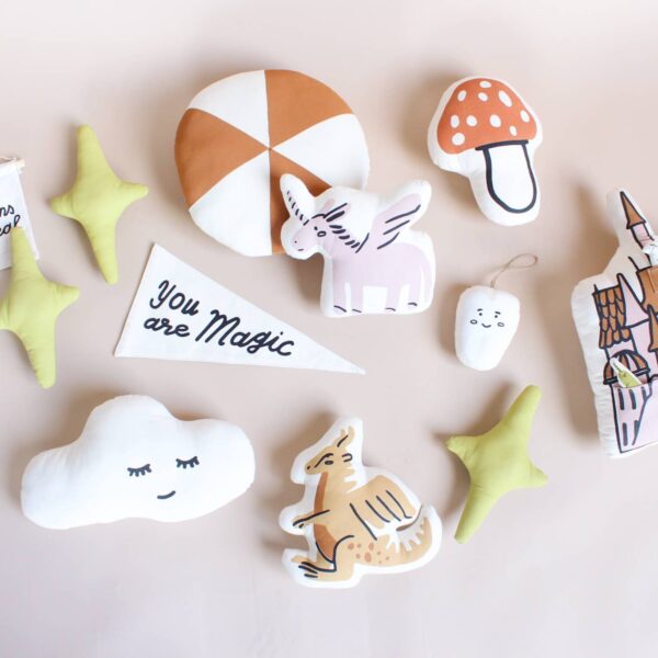 Imani + KIDS by Imani Collective - Pinwheel Canvas Pillow - Image 3