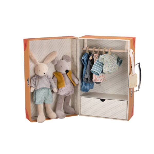 Speedy Monkey - Suitcase Rabbit & Mouse Wardrobe - Stuffed Toy - Image 2