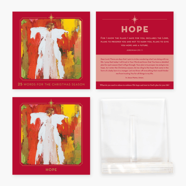 25 Words For The Christmas Season with Acrylic Stand - Image 3