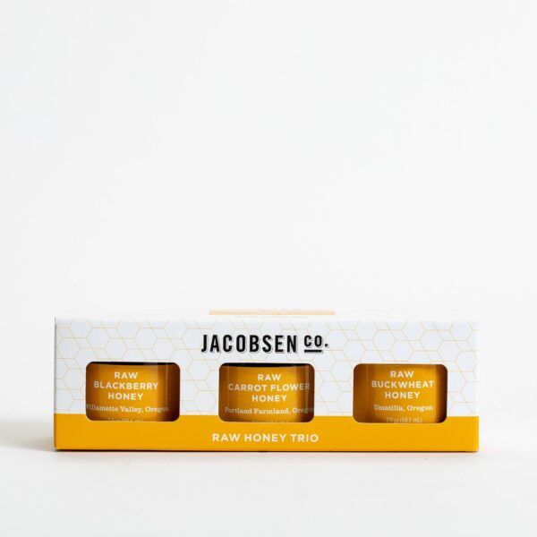Jacobsen Salt Co. - Raw Honey Gift Set - 3 Jar Sampler Collection - Image 2