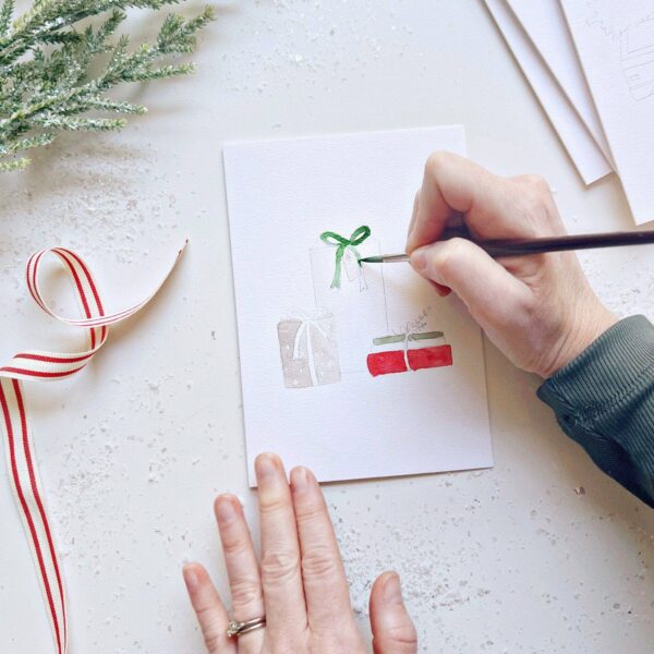 Christmas cheer paintable notecard - Image 10