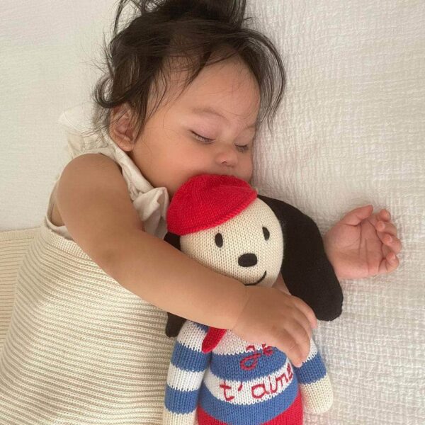 Estella - Organic Knit Doll, Pierre Dog (Handmade) - Image 2