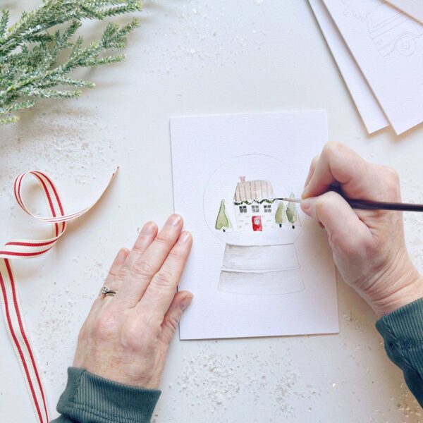 Christmas cheer paintable notecard - Image 7