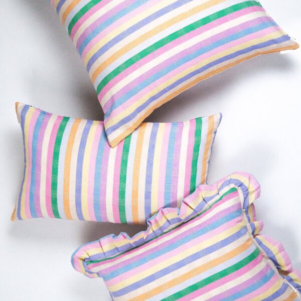 Archive NY - Maxine Rainbow Rectangle Pillow - Image 3