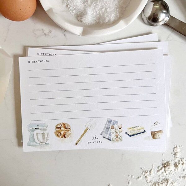 emily lex studio - Baking recipe cards - Image 2