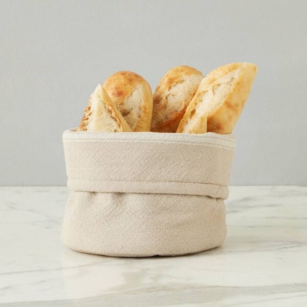Bistro Bag, Vintage White Stripe, Set of 2