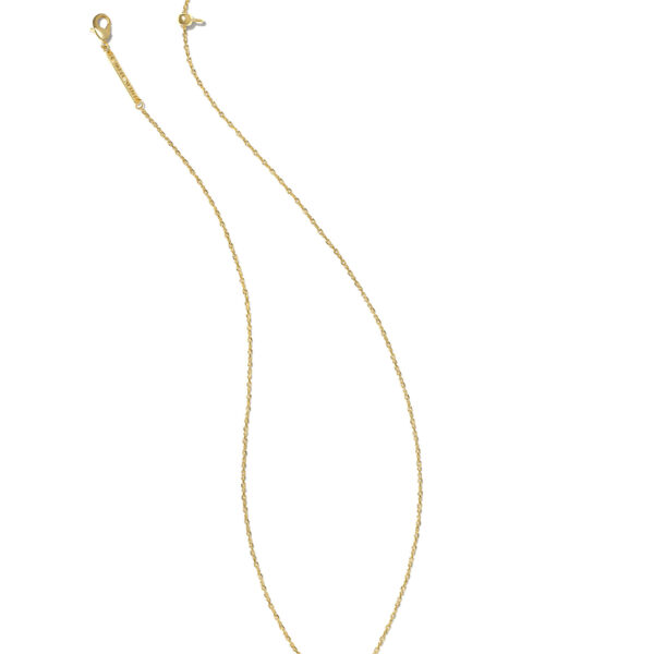 BASKETBALL SHORT PENDANT NECKLACE GOLD ORANGE GOLDSTONE - Image 2