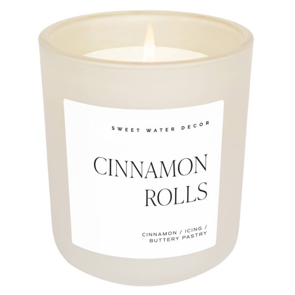Cinnamon Rolls 15 oz Soy Candle - Image 8