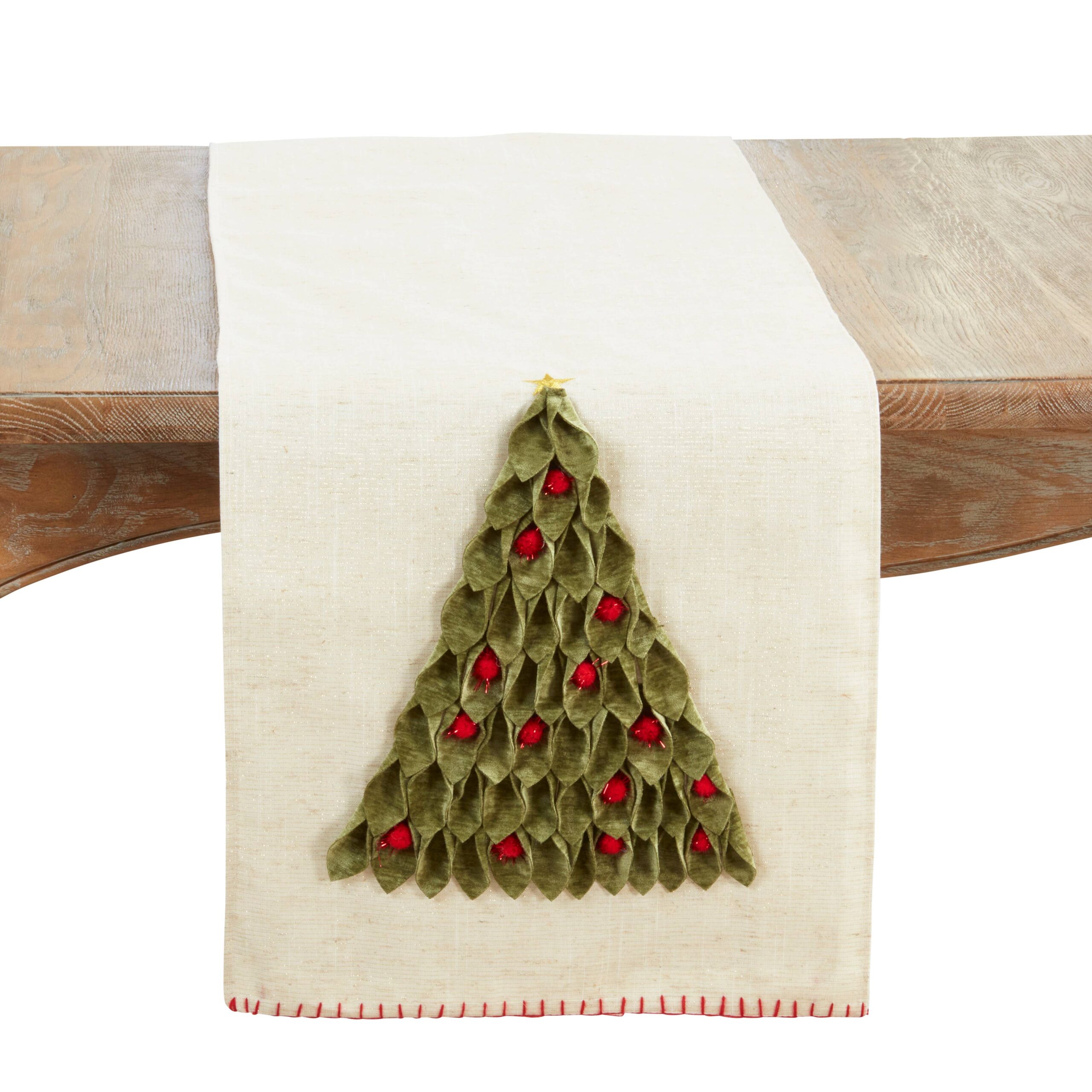 Yuletide Tree Table Runner: Multi, 16"x72"