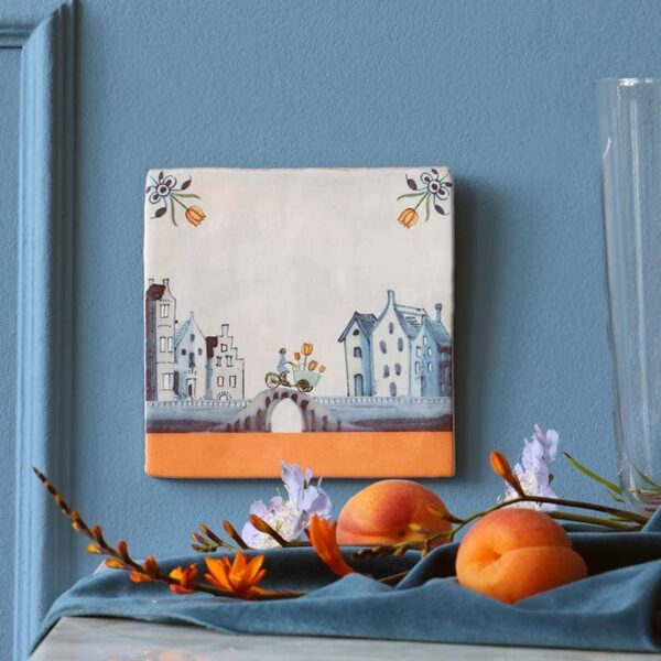 Tulips on their way to you | StoryTiles art on tile: S - Image 2