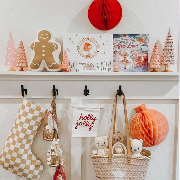 Imani + KIDS by Imani Collective - Stocking Checkered taupe - Image 4