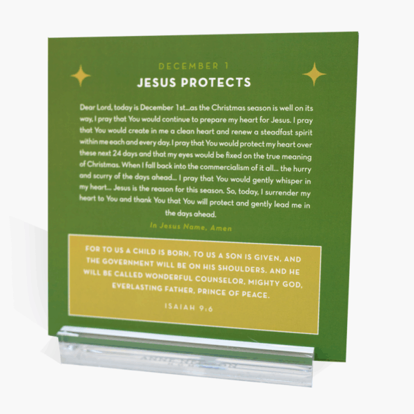 25 Days of Prayer and Scripture with Acrylic Stand - Image 5