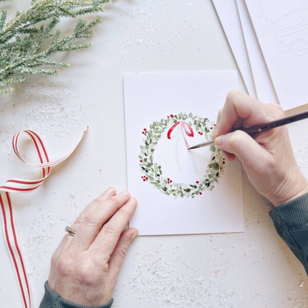 Christmas cheer paintable notecard - Image 6