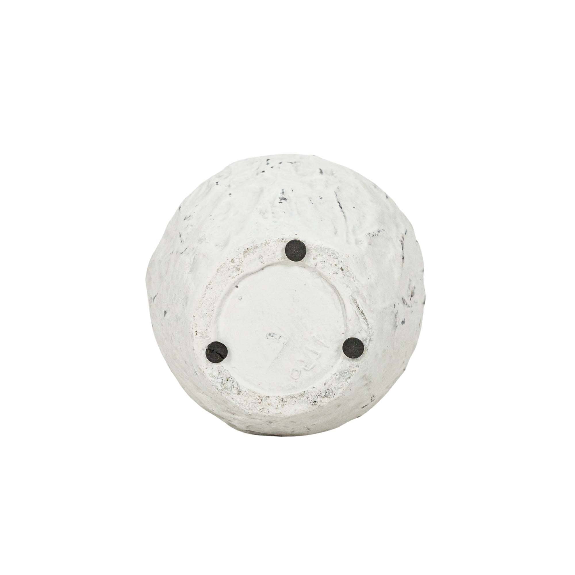 Ambrosine Distressed Ceramic Vase White