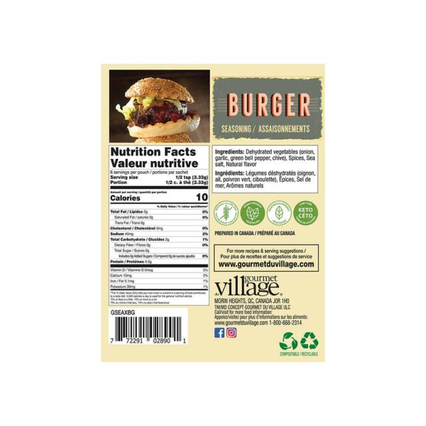 Seas. Burger Garlic Recipe Box - Image 3