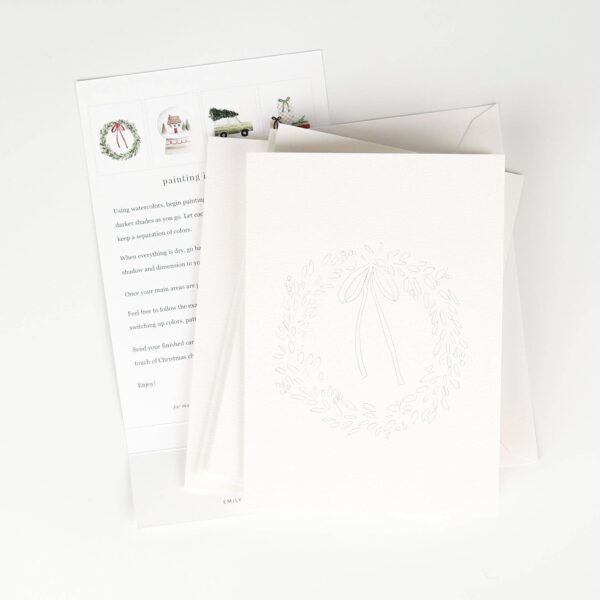 Christmas cheer paintable notecard - Image 3