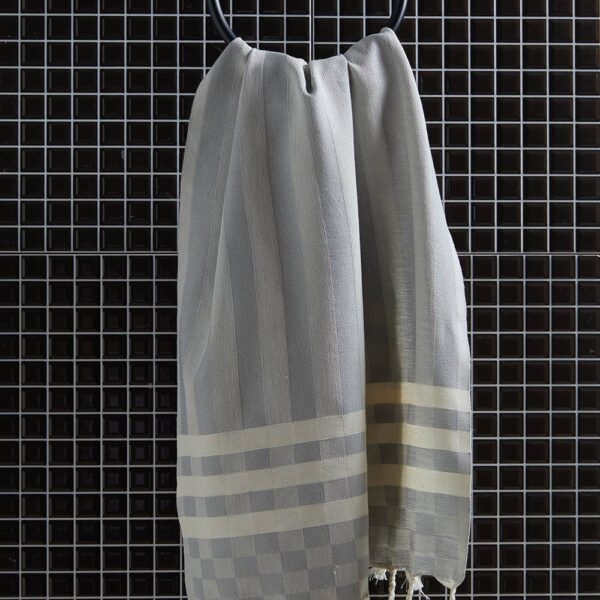 Anatlya Turkish Hand Towels Lokum Grey
