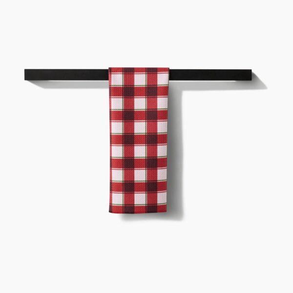 Jingle Plaid Tea Towel - Image 4