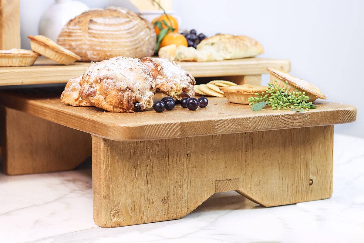 etúHOME - Natural Grazing Footed Board, Medium - Image 5