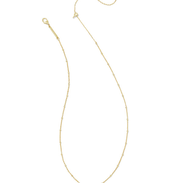MINI ELISA SATELLITE SHORT PENDANT NECKLACE GOLD DICHROIC GLASS - Image 2