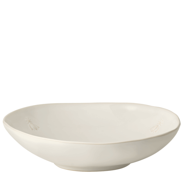 Bee Ceramic Pasta Plate Set- 4: Blue - Image 2