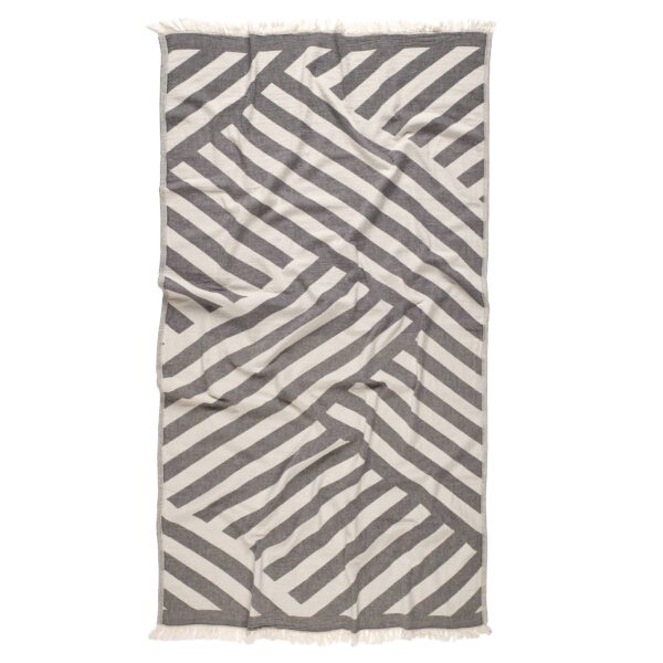 Harmony of Yarn Turkish Beach Towels : Blue - Image 6
