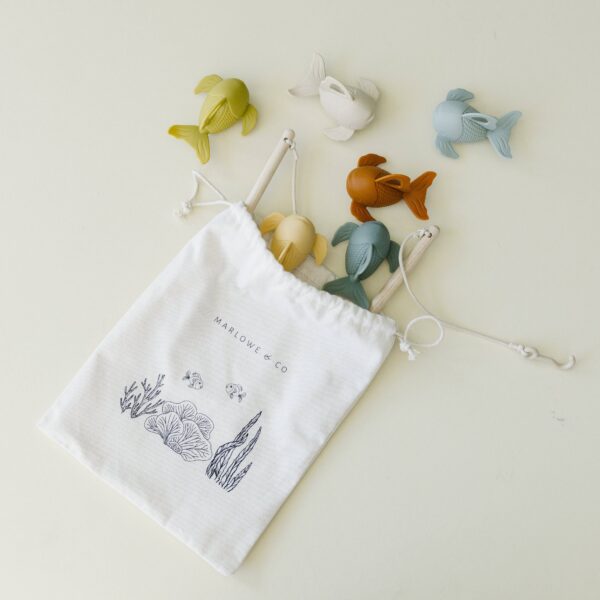 Silicone and Wood Fishing Play Set - Image 4