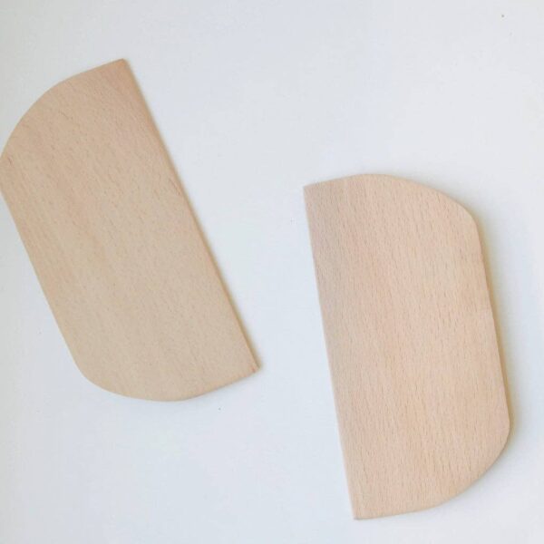 Wood Bread Scraper
