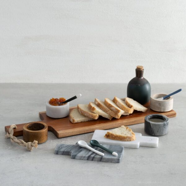Made Market Co. - Marble & Wood Mini Bowl Set - Image 13