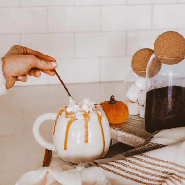 Cream Pumpkin Coffee Mug - Image 2
