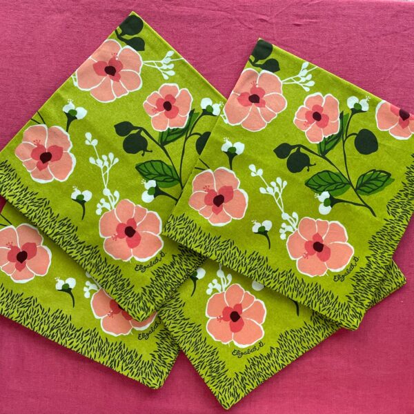 Elizabeth Grubaugh - Matcha Napkin Set of Four - Image 3