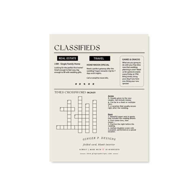 Newlywed Times Greeting Card - Image 2