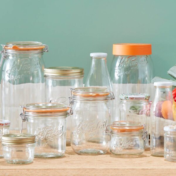 Le Parfait - 750ml Tapered French Glass Preserving Jar W Airtight Rubber - Image 2