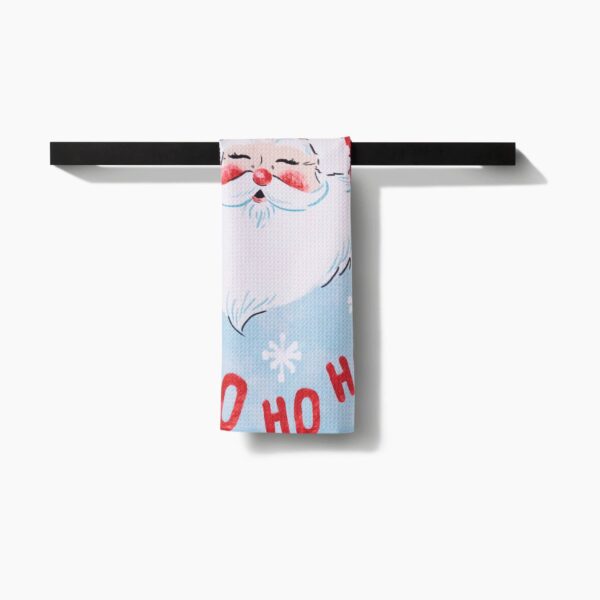 Merry Santa Claus Tea Towel - Image 4