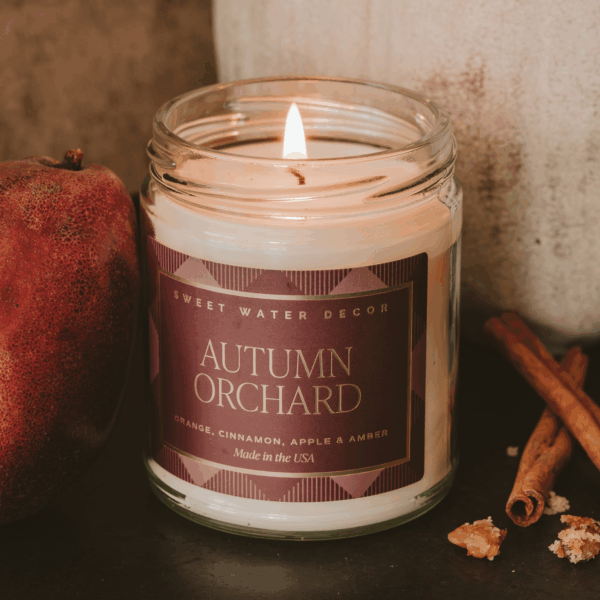 Autumn Orchard 9 oz Soy Candle - Image 4