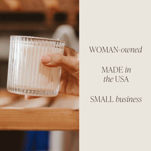 Pumpkin Spice 11 oz Soy Candle, Ribbed Jar - Image 3
